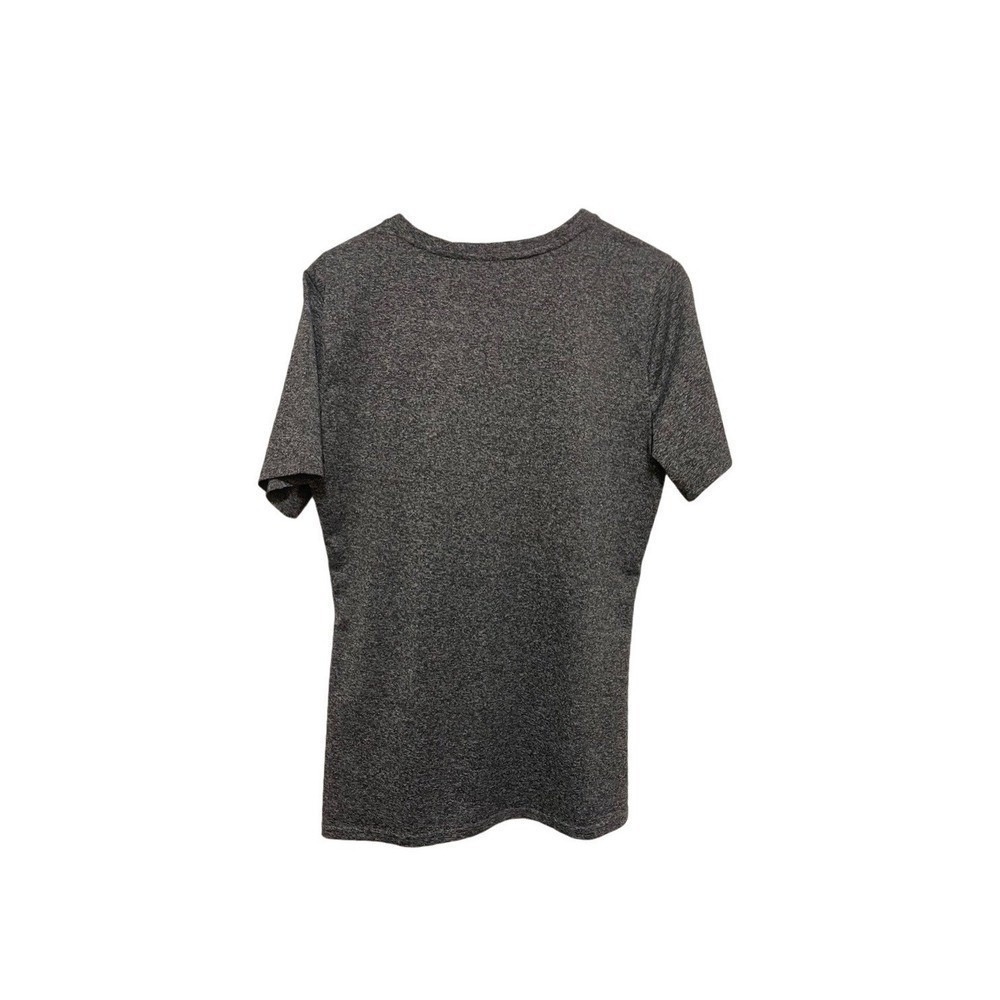 Aunis Womens T Shirt Large Gray Short Sleeve Crew Yoga Workout Top Stylish - Picture 1 of 11